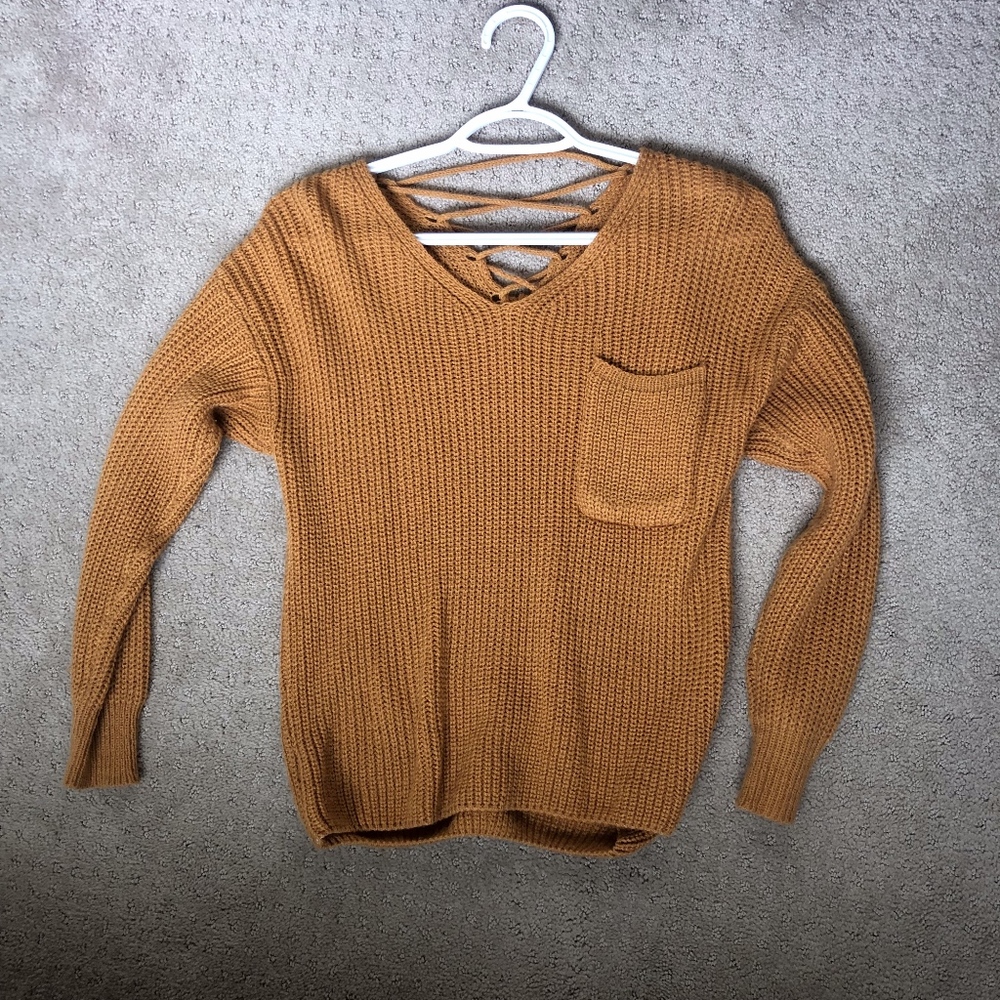 Yellow Knit Sweater